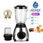 Nunix Powerful 2 In 1 Blender With Glass Jar – 1.5L-AK-500